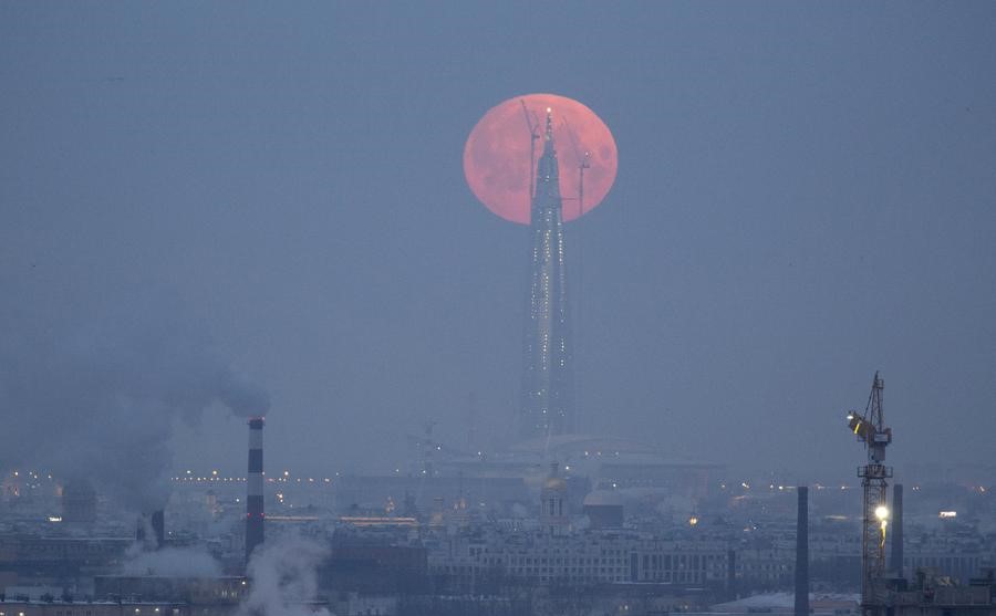 蓝血月出现意味着什么,超级蓝血月视频