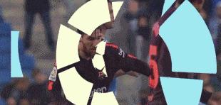 加泰德比梅西过人,国家德比梅西被几人铲倒