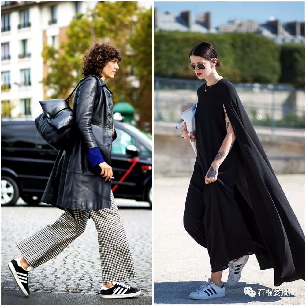 今年最流行的小黑鞋,小白鞋和拼色熊猫鞋哪个更好搭配