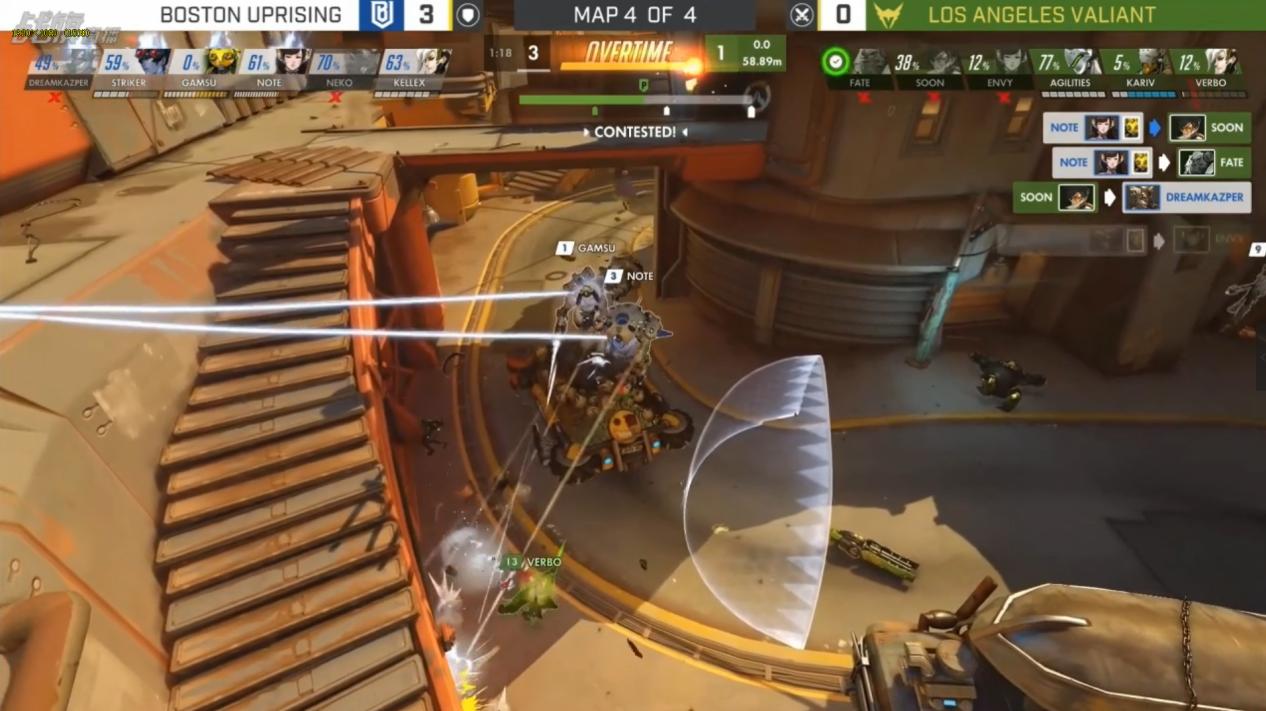 OWL常规赛第四周第四日：战斗机翱翔九霄天擎，下周决战紫荆之巅