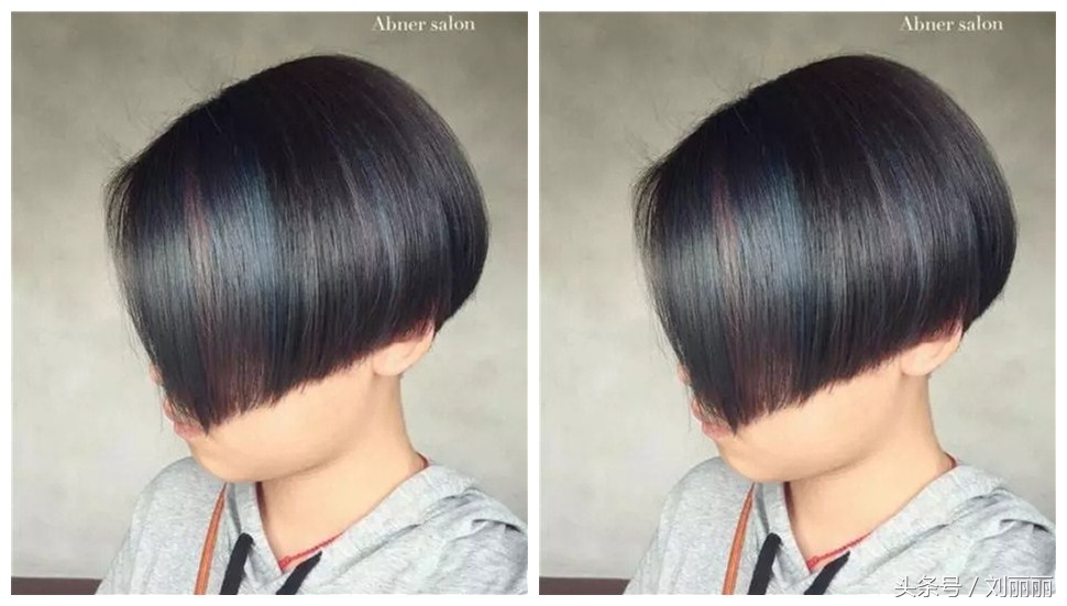 沙宣短发立体内扣发型图片,剪沙宣短发内扣教程