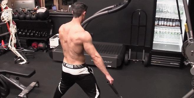 中下斜方肌练背动作,练背练肩膀怎么避免斜方肌发力