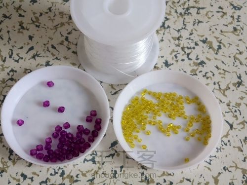 伞的串珠方法,小雨伞串珠