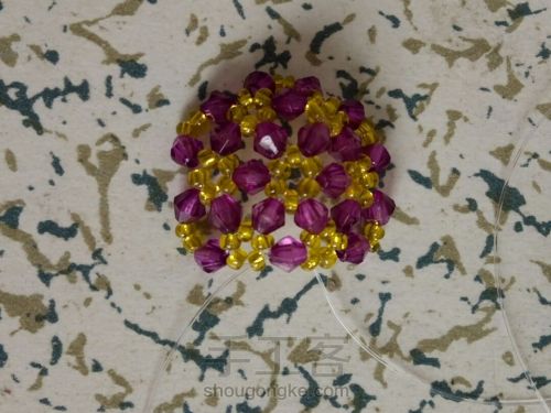 伞的串珠方法,小雨伞串珠