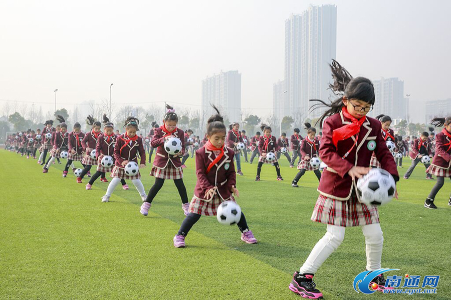 海安实小足球操,海安开发区实验学校足球
