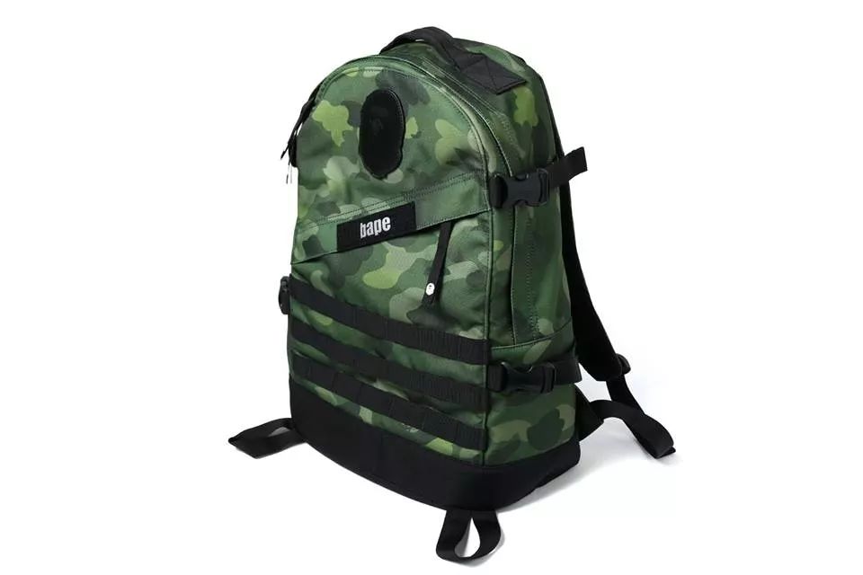 bape蓝色渐变正品,复古深蓝色双肩包潮牌