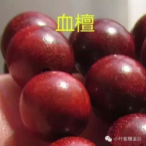 赞比亚血檀和印度小叶紫檀纹理,血檀和小叶紫檀手串对比图