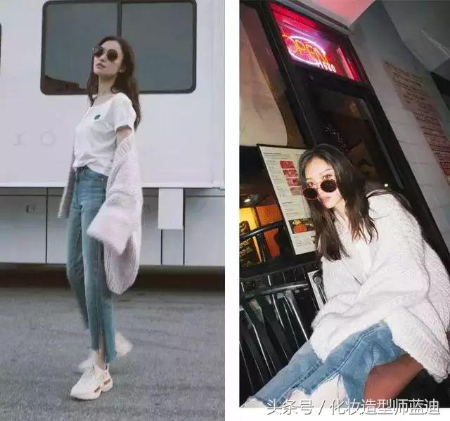 李圣经休闲秋冬穿搭,南柱赫李圣经井柏然倪妮