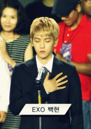 exo冬奥会边伯贤,exo中国综艺节目伯贤清唱