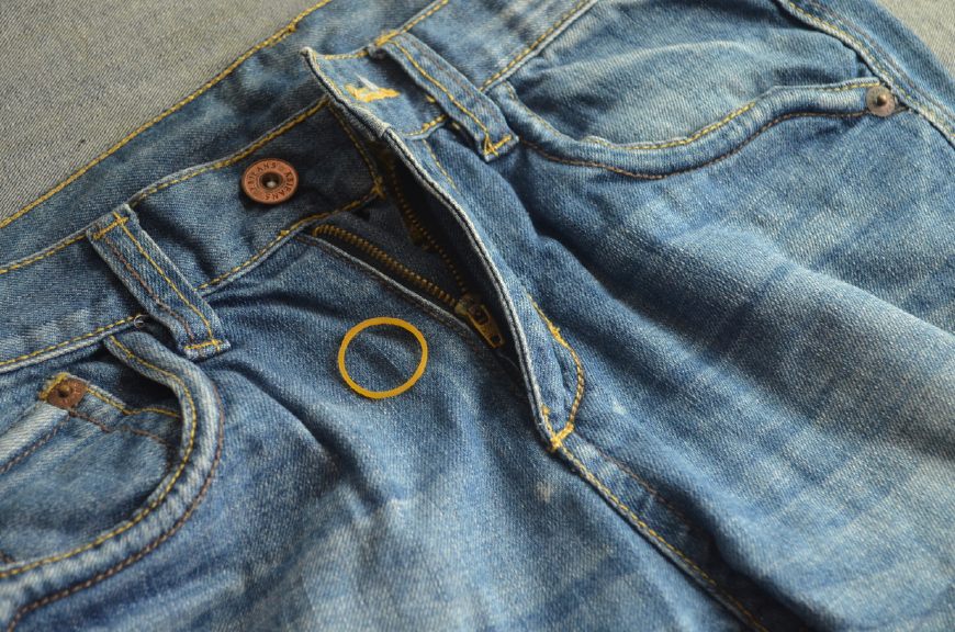 裤子拉链一直滑下来,裤子拉链总是滑下去套小皮筋