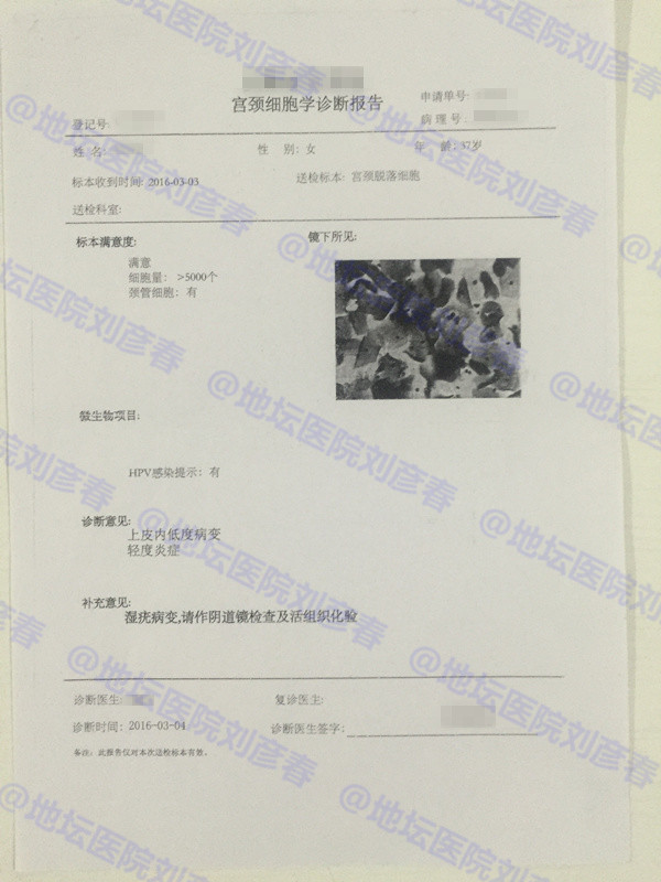 hpv病例分享2016,病例分享报告