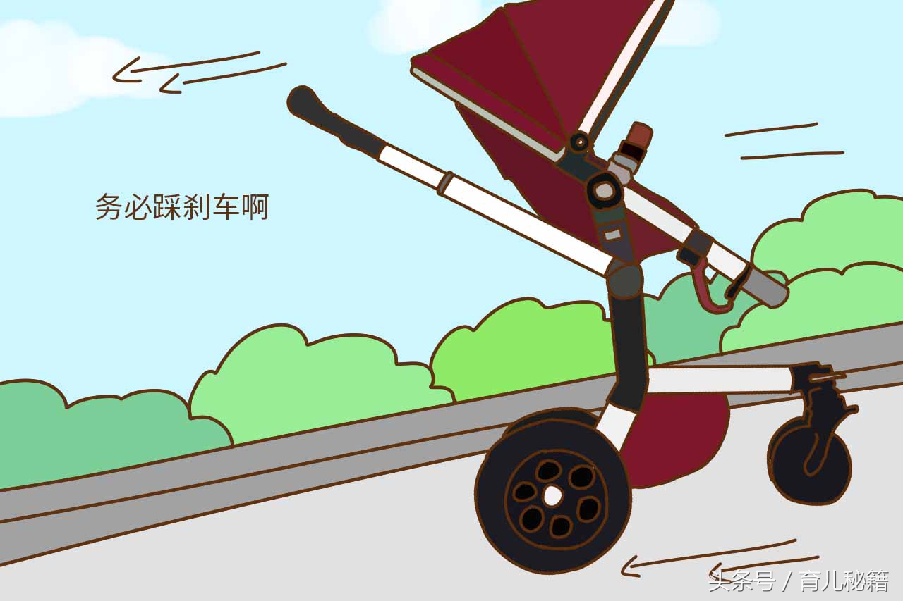 推着婴儿车就带宝宝出门了,婴儿车宝宝躺着用系安全带吗