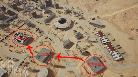 绝地求生沙漠地图钢枪在哪里,绝地求生沙漠地图信号枪刷新点