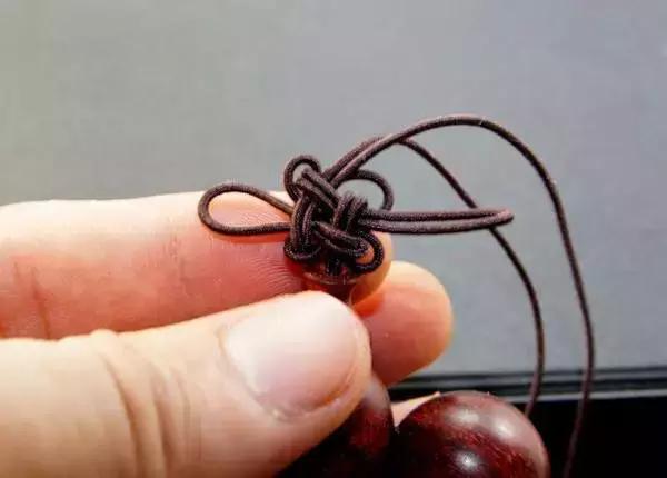 佛珠吉祥结的编法教程,手串绳吉祥结打法