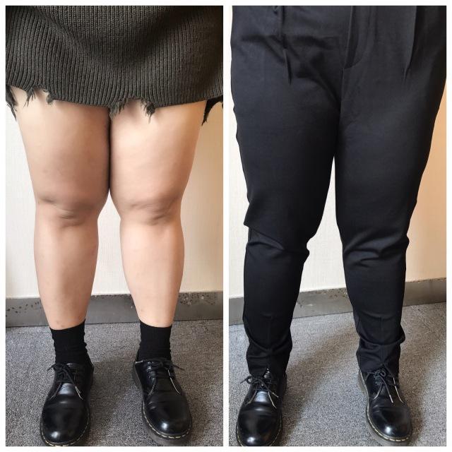 秋季120斤168显瘦裤子,显瘦裤子168身高140斤胖mm