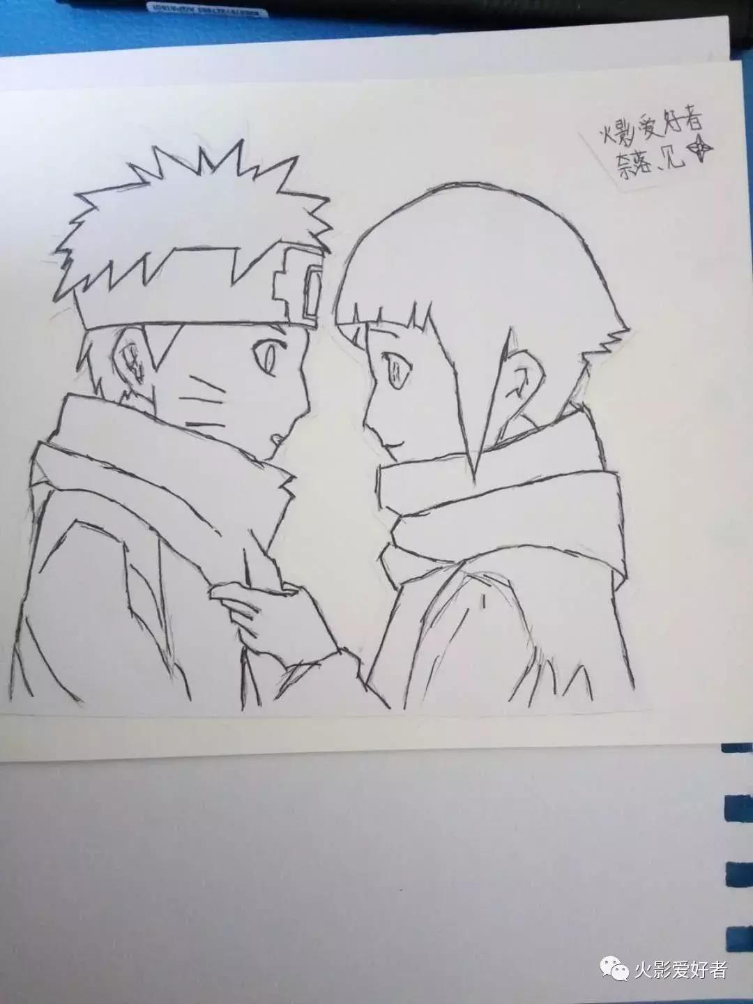 火影手绘集合,手绘火影忍者教程圆珠笔