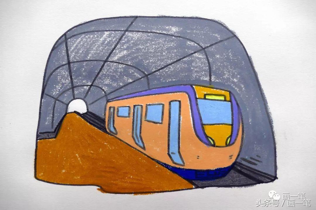 未来交通工具高铁怎么画三年级,未来交通工具简笔画高铁