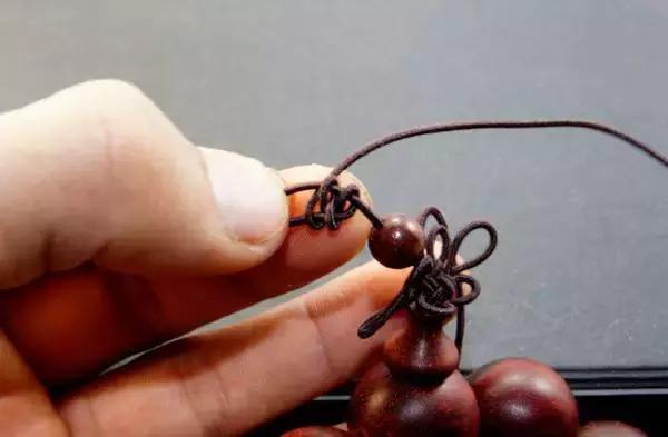 佛珠吉祥结的编法教程,手串绳吉祥结打法