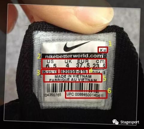 鞋标字母都是什么意思,鞋子上各种字母鞋号都代表什么