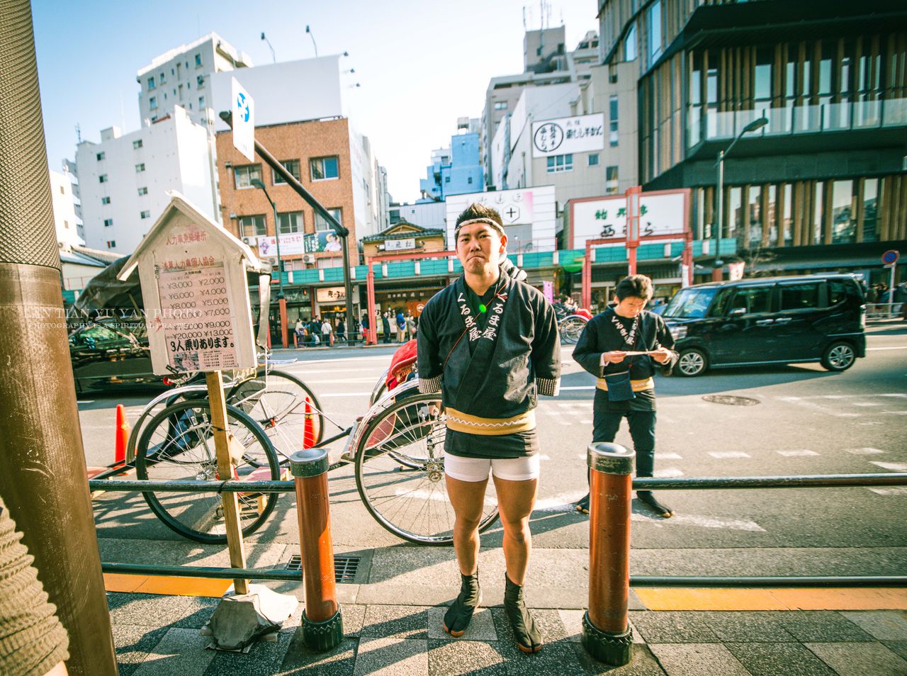 浅草寺车夫,东京浅草寺风光