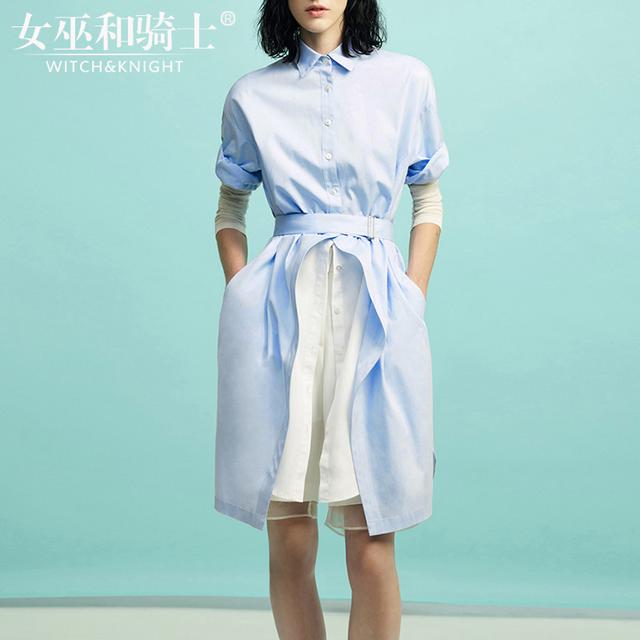 学习穿搭衬衫,衬衫搭衬衫裙