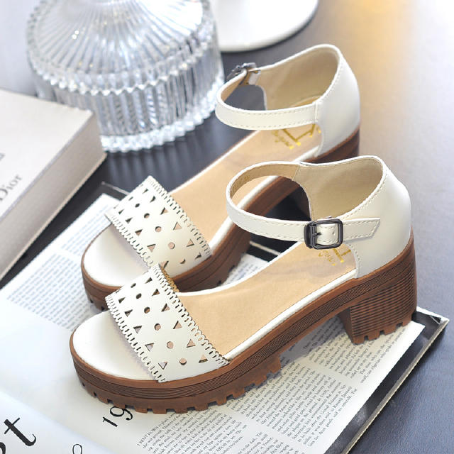 特别有女人味的高跟凉鞋,软底鞋久站不累的厚底凉鞋