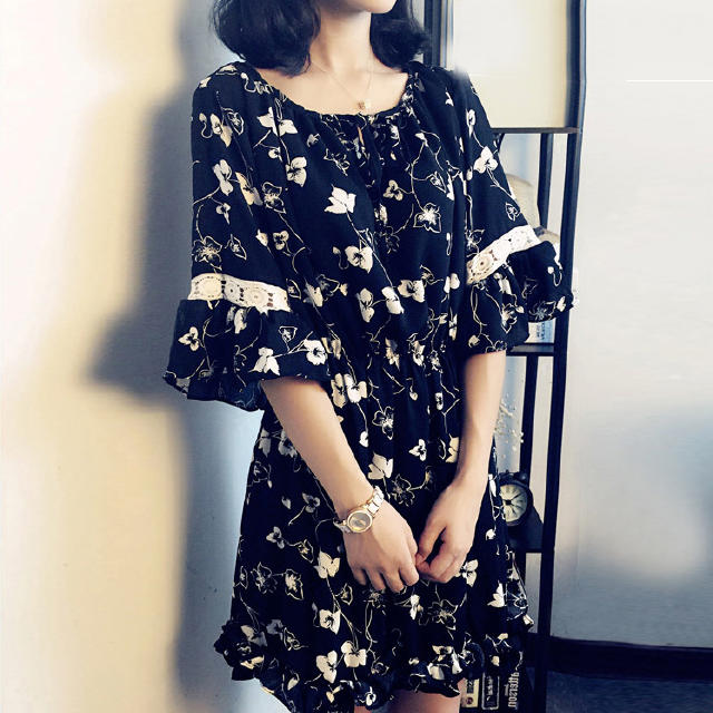 雪纺印花让三十岁的你美的柔美和纯真