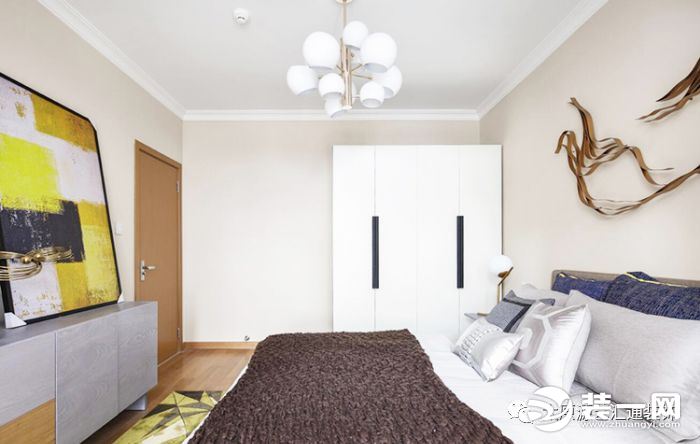 太原太化蓝月湾138平米现代港式风三居室装修案例