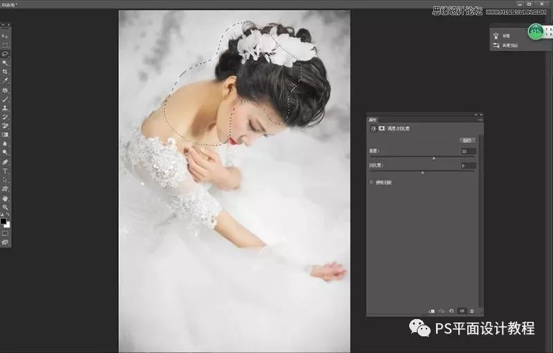 婚纱照ps后期关注事项,婚纱照ps背景虚化怎么修
