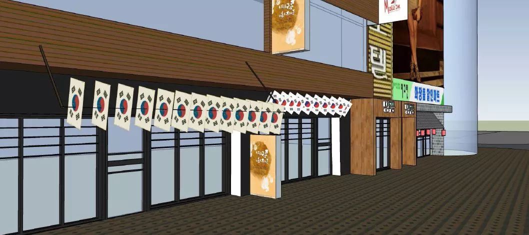 远景路韩国街现状,韩国远景路改造