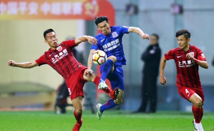 上海申花5比0上港,上海上港对申花足协杯比赛集锦