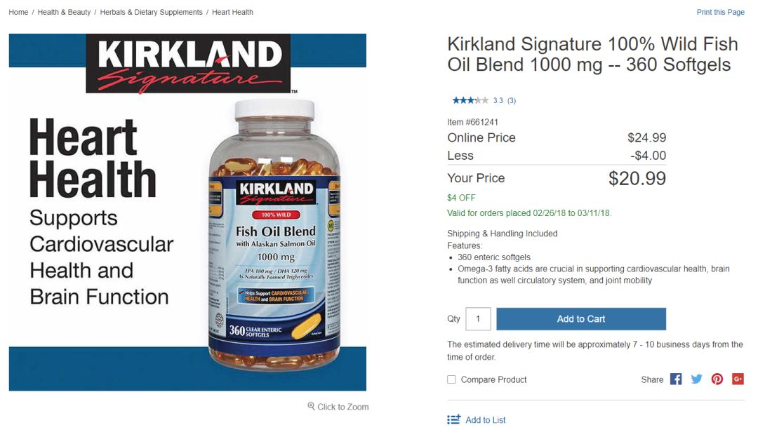 costco鱼油为什么比国外还便宜,costco的鱼油怎么样