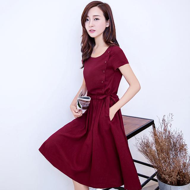 夏季小红裙尽情绽放女性优雅风采！