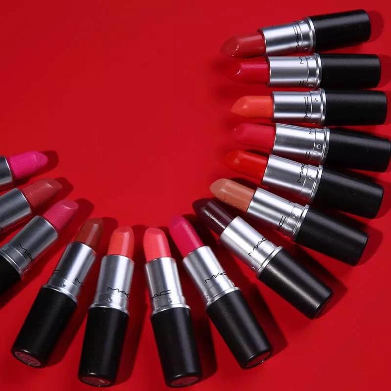 mac口红子弹头小辣椒chili602,mac口红dubonnet和完美日记104