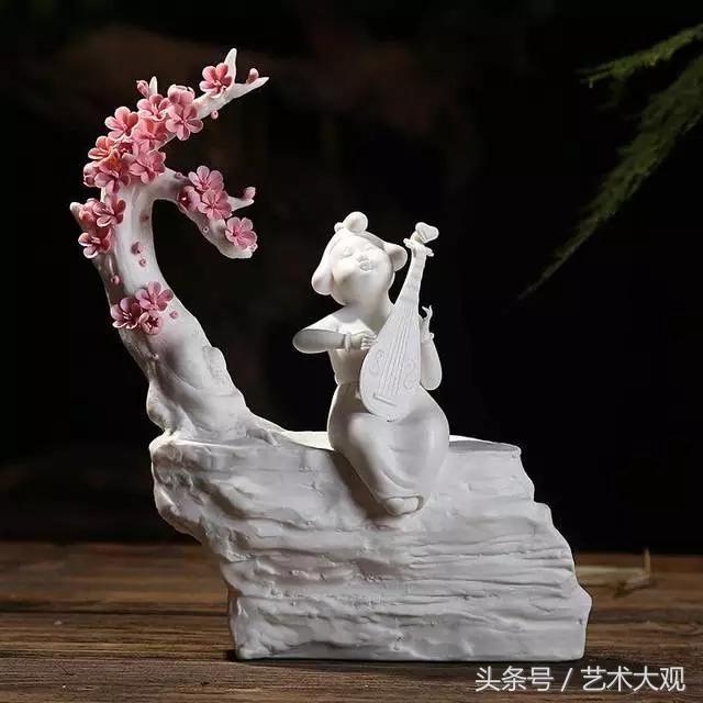禅意雕塑作品,陶艺雕塑