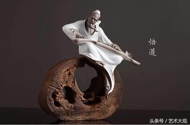 禅意雕塑作品,陶艺雕塑