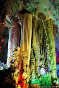 喀斯特地貌溶洞银子岩,广西桂林银子岩溶洞