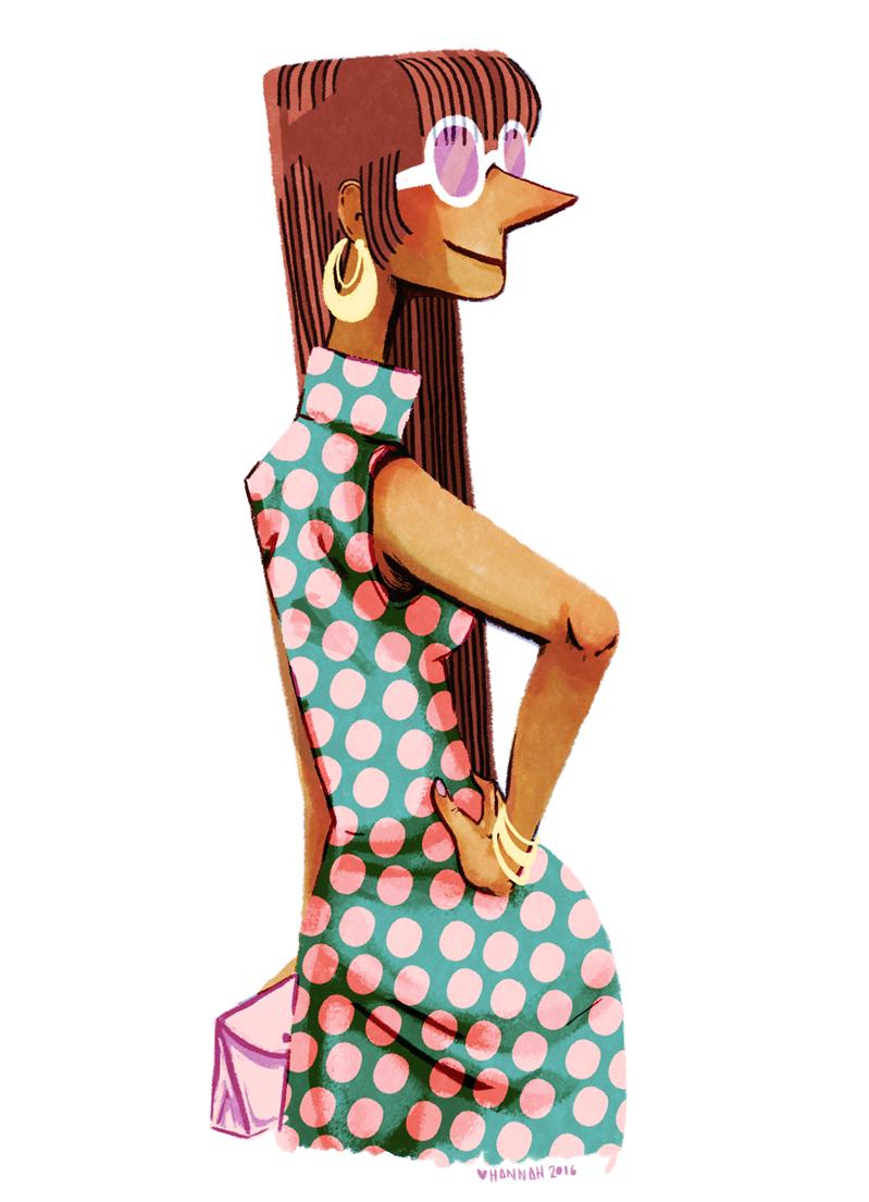 插画师hana美食插画,hannahjesus手绘插画