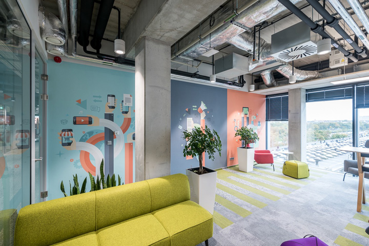 图形盛宴跨境电商平台OLXGroup波兹南总部设计欣赏