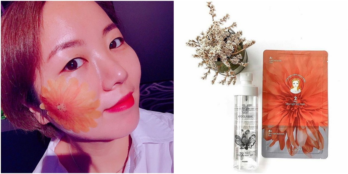 敷个花瓣面膜,第五款金盏花舒缓补水面膜