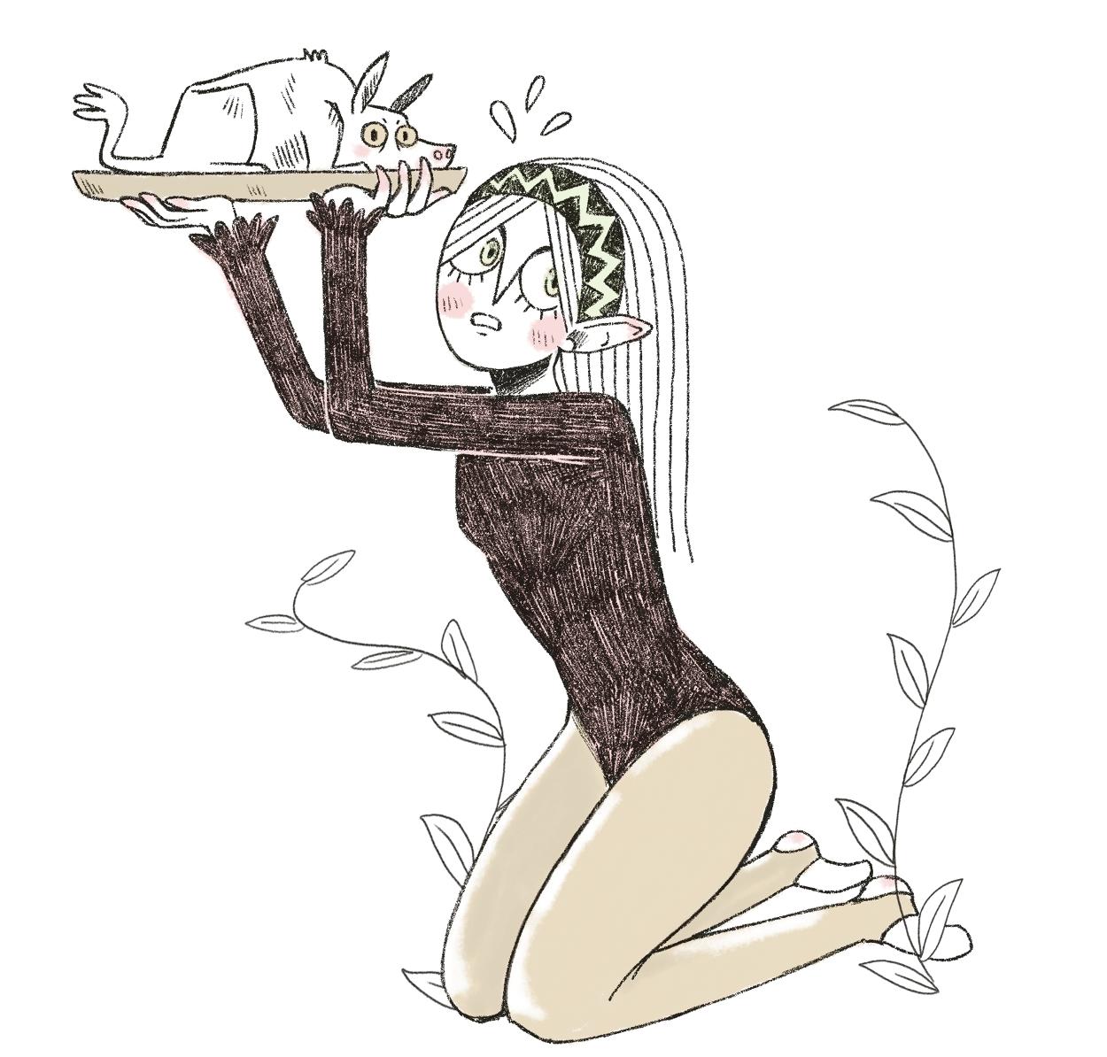 插画师hana美食插画,hannahjesus手绘插画