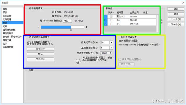 3步帮你解决ps卡顿运行太慢的问题,我的电脑打开ps就很卡怎么办啊