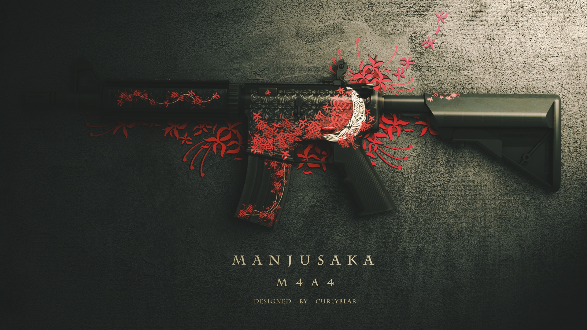 自制m4a4最好看的皮肤,自制作m4皮肤