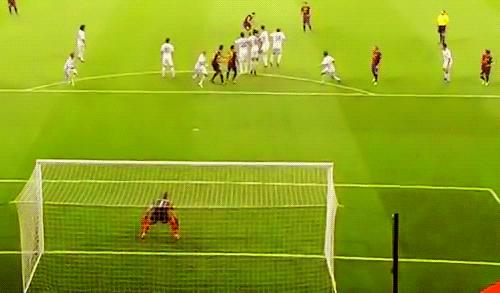 盘点梅西十大无解任意球,梅西任意球和c罗任意球