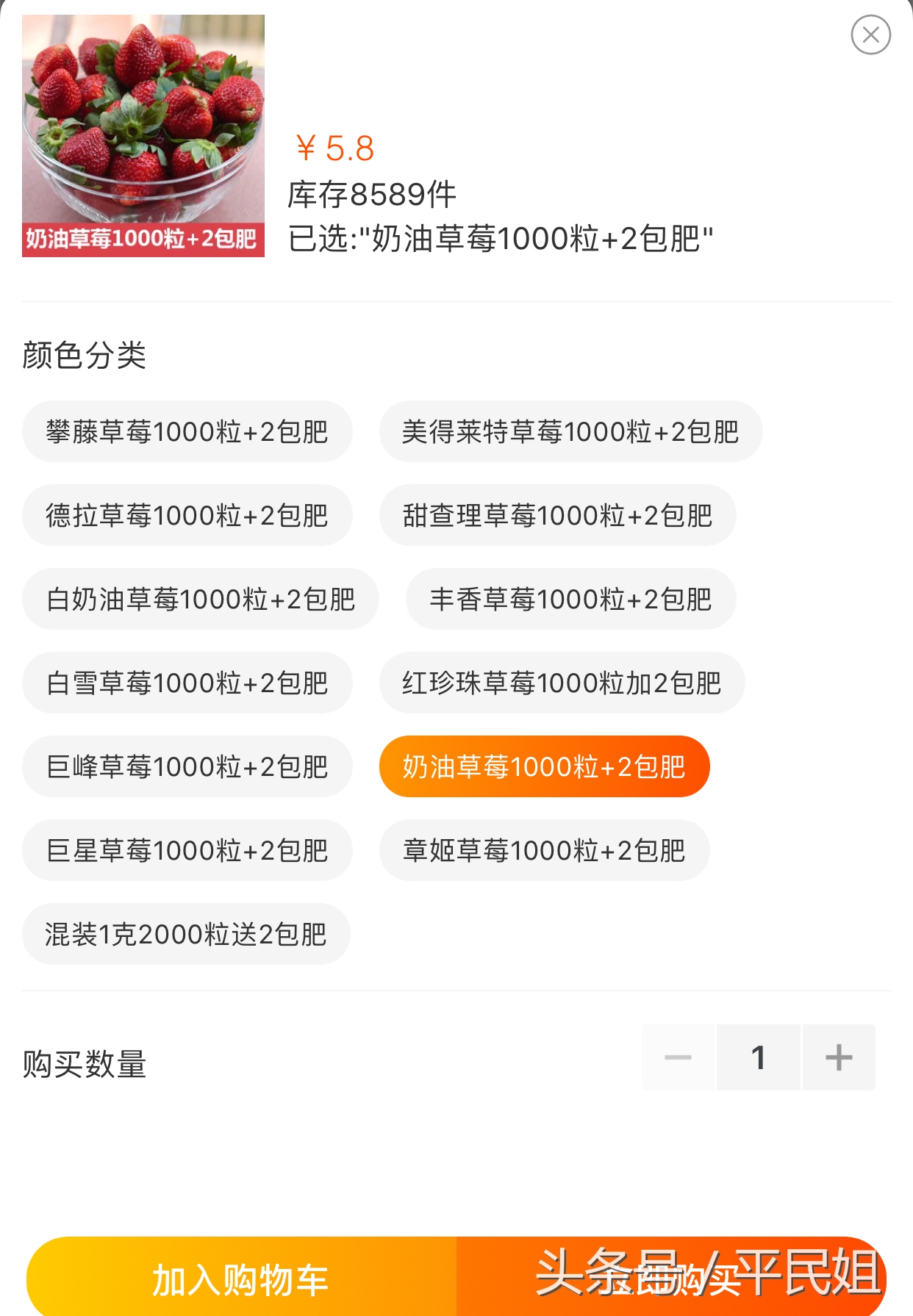 平民姐阳台种草莓,39假种子坑人种下草莓收获杂草你中招了吗