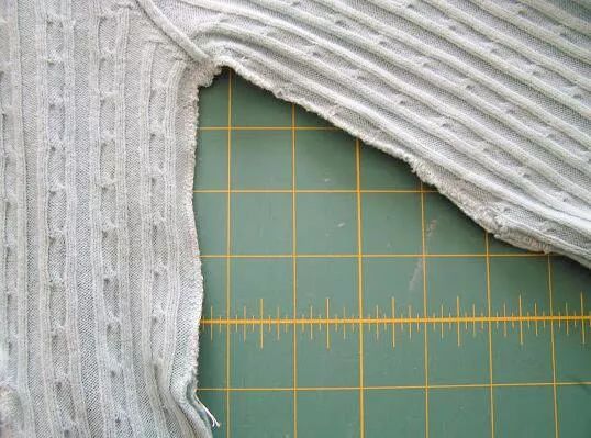 无袖旧毛衫改造大全图,旧毛衣改造100种方法