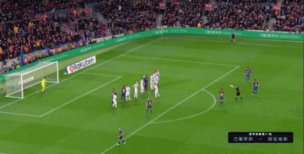 盘点梅西十大无解任意球,梅西任意球和c罗任意球