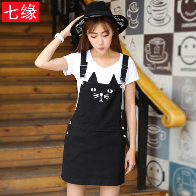 各样式的背带穿搭,背带新款洋气减龄搭配