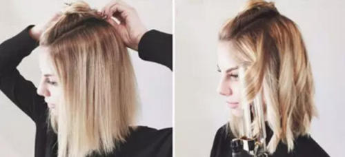 卷发lob头短发,时尚齐头帘锁骨卷发