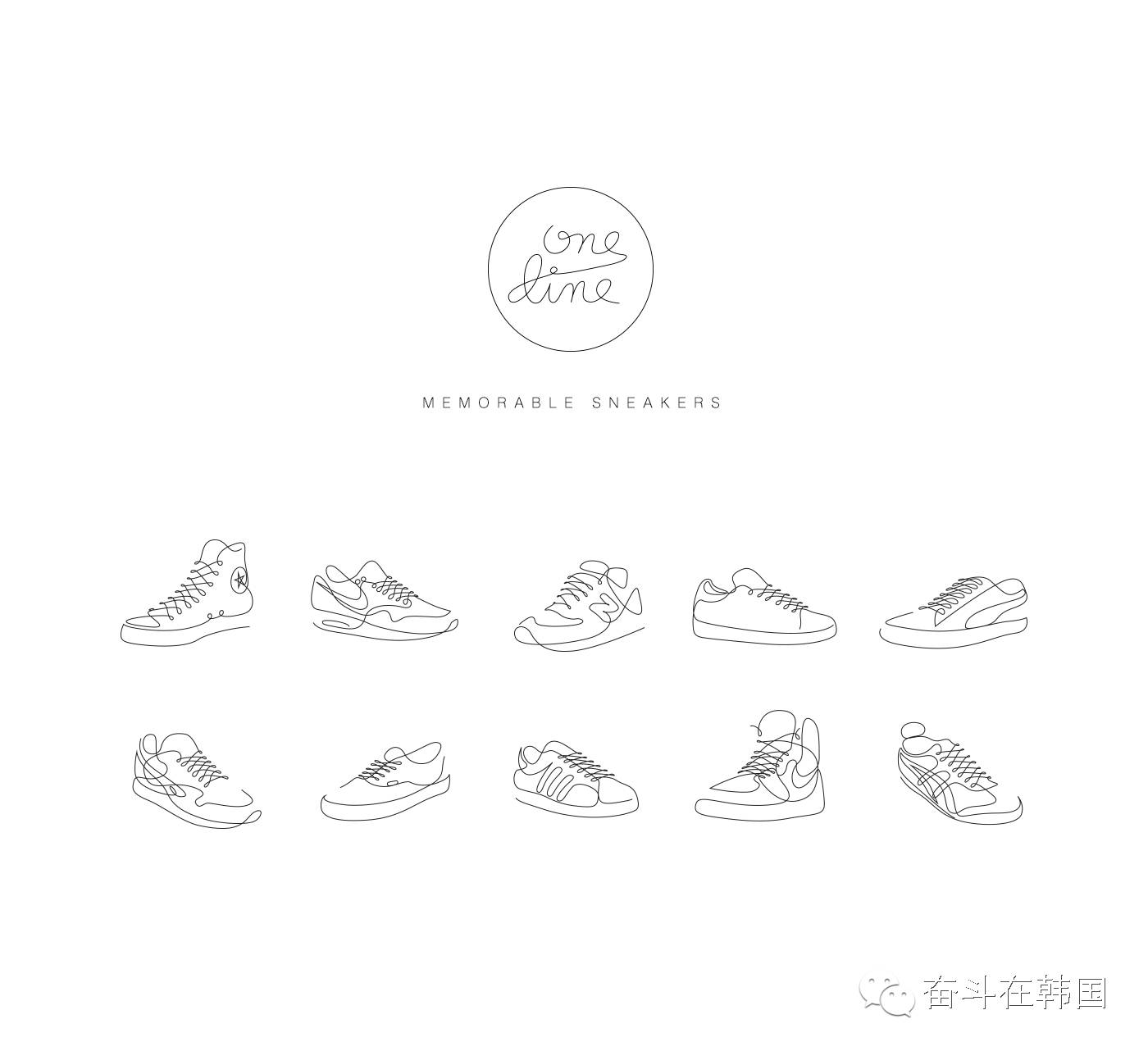 看达人是如何一笔画出潮鞋的！